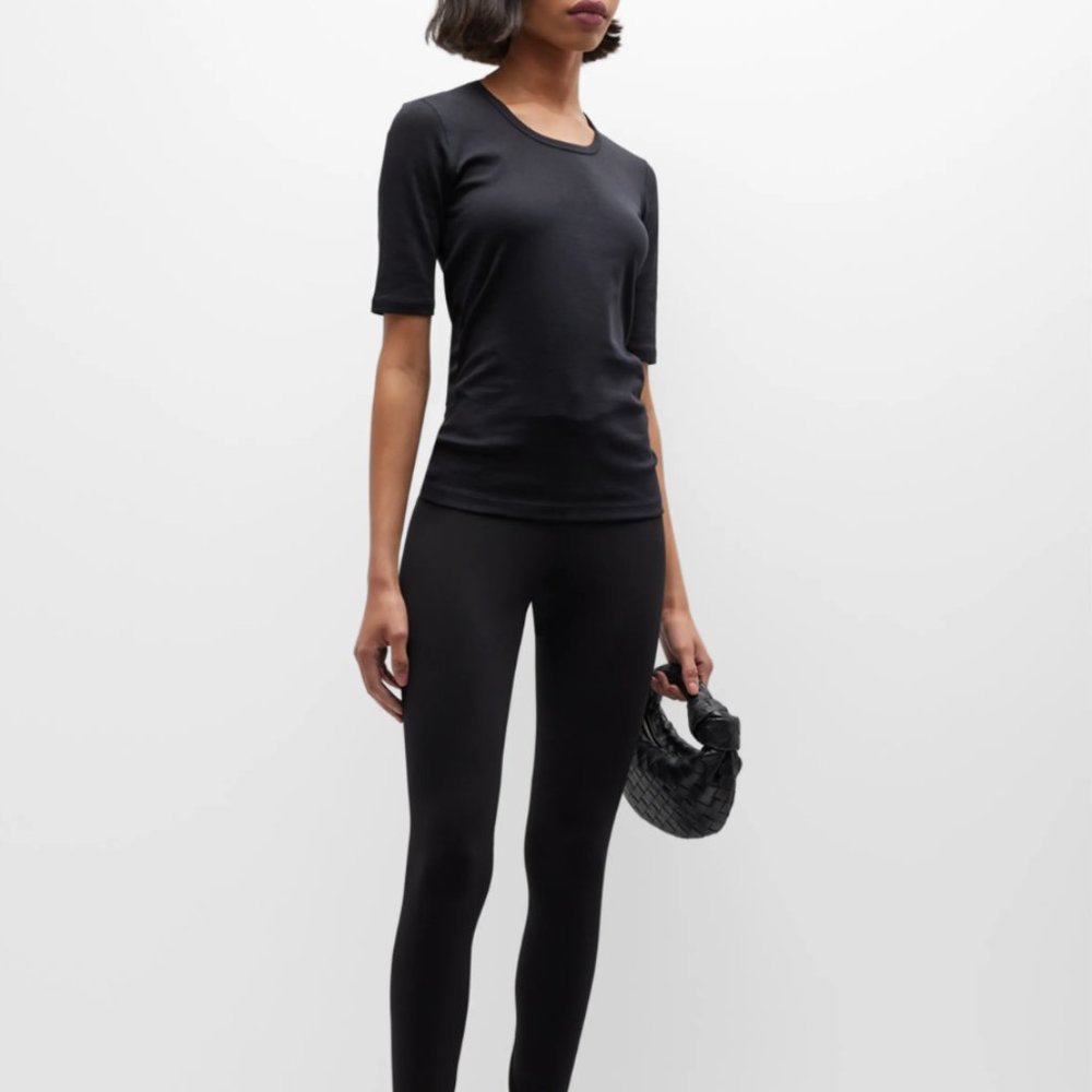 Theory Half Sleeve Scoop Neck Tee | Size S